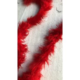 10 Yards 52G Red Marabou Fluffy Boa