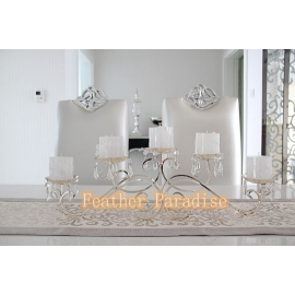 Gold/Silver Chandelabra / Floral Riser/Wedding Centerpieces/Flower Ball Stand-5 heads (GA, USA)