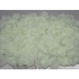Silk Rose Petals Vase Filler Wedding Decor Table Confetti - White 100 pcs