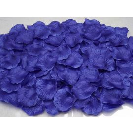 Silk Rose Petals Vase Filler Wedding Decor Table Confetti - Blue 100 pcs