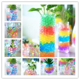 Magic Water Beads Vases Fillers-Assorted Colors  6 packs