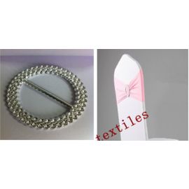 Baby Pink Spandex Chair Band with Buckle\Lycra Chair Band\Chair Sash