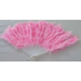 Baby Pink Marabou Fluffy Feather Fans
