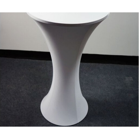 1 Piece Spandex Cocktail Table Covers/Lycra Bistro Table Cover White Fast Ship from GA, USA