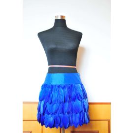 Blue Feather Skirt Wholesale Only