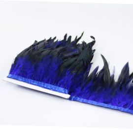 1 Yard Coque Rooster Schlappen Fringe Trims-Blue
