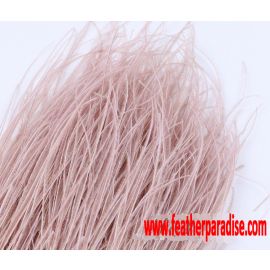 Peacock Flue Herl Fringe Trim 10 Yards  Blush Pink