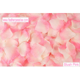1000 pcs Blush Pink Artificial Silk Rose Petals Fabric Wedding Petals