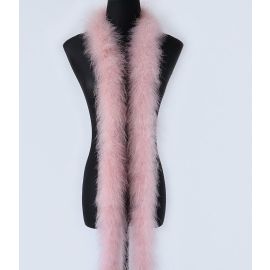 Blush Pink Marabou Fluffy Boa 6 feet 20G