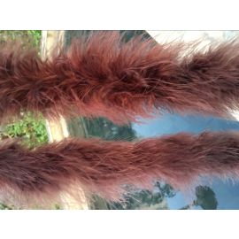 Brown  Marabou Fluffy Boa 6 feet 25g