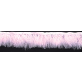 Pink Cock Feather Trims Fringe Sew on Feathers 1 Yard/Piece