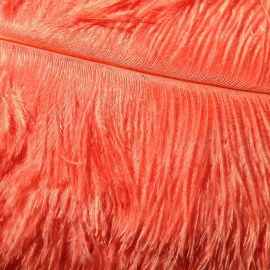 Coral/Peach  Ostrich Feathers 6-8 inch 100 Pieces