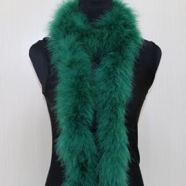 Hunter Green Marabou Fluffy Boa 6 feet 2 Yards 50g Very Thick