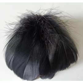 100 Pieces Packed Goose NAGOIRE Feathers Loose Feather  Feather Fillers Feather Confetti Black