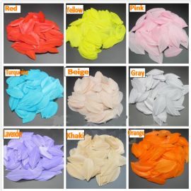 500 Pieces Feather Petals Feather Fillers Feather Confetti Red