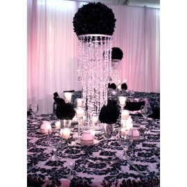 New version! 16 Inches Feather ball/Centerpieces Ball/Large Decorate Balls-Black
