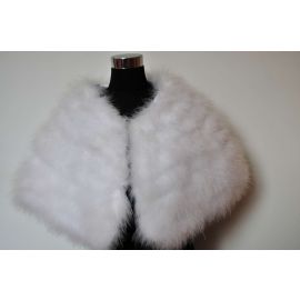 White Feather Shrug Wholesale Only