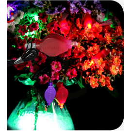 Hanging Led Floral Lights /FloraLytes for Tower Vases 12 Pieces - White
