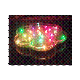 Centerpiece LED Base Light  6 Inch - Color Changing (RGB)