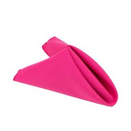 Fuchsia Polyester Napkin 48cm*48cm
