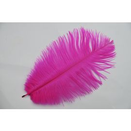 Fuchsia/Magenta Ostrich Feathers 6-8 inch 12 Pieces