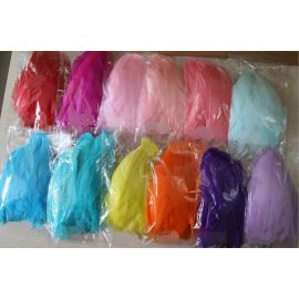 Goose Pallet Goose Loose Feathers Fancy Loose Goose Feathers 20pcs Tiffany Blue color
