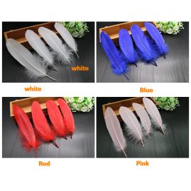 Goose Pallet Goose Loose Feathers Fancy Loose Goose Feathers 20pcs White