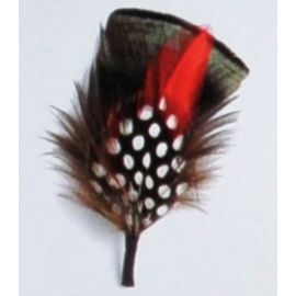 Black Hat Trims/feather flower/Corsage /Feather Accents/Hat Pin