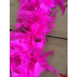 Hot Pink Chandelle Boa Trim Turkey Feather Boa Fluffy Boa 80 g
