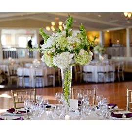 16" Clear Trumpet Vases