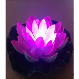 LED Floating Lily  Light Purple