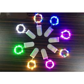 Indoor LED String Lights 10 Lights 12 Pieces for Tower Vases - Green
