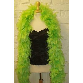 Lime Green Chandelle Boa 6 feet 40G