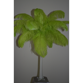Lime Green Ostrich Plume Centerpieces/Feather Plume Palm Tree 6 Sets - Luxury