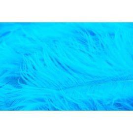 Malibu Blue/Ocean Blue Ostrich Feathers 6-8 inch 12 Pieces
