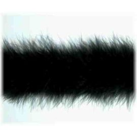 Black Marabou Fluffy Boa 6 feet 25G
