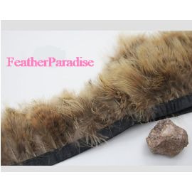 Nature Pheasant Feather Trim  Fringe  Tape 10 yards