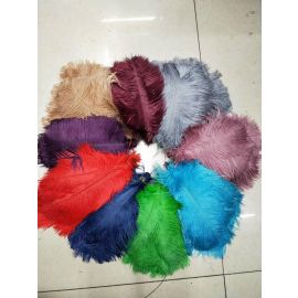 Navy Blue Ostrich Feathers 6-8 inch 12 Pieces