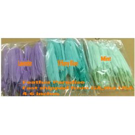 Goose Feathers Packed Loose Feathers 4-6 inches Long Tiffany Blue 100Pcs