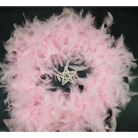 Candy Pink/Baby Pink Chandelle Boa 6 feet 40G