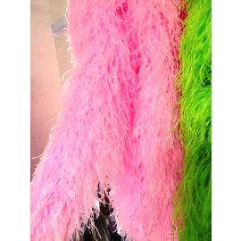 6-ply Pink Ostrich Boa 6 feet 60G