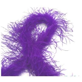 Ostrich Boa Ostrich Trim 1 ply 2 Yards 6 Feet-Purple