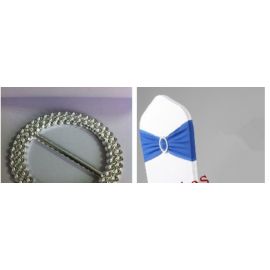 Royal Blue Spandex Chair Band with Buckle\Lycra Chair Band\Chair Sash