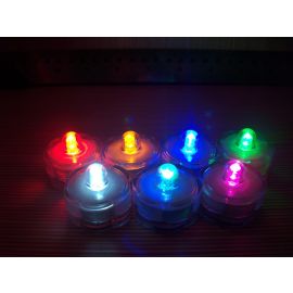 Flower Shape Led Submersible Floral Lights /FloraLytes 12 Pieces -Purple