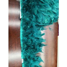 Teal Chandelles Trims/Fringe Sew on  Feathers 10 Yard/Piece