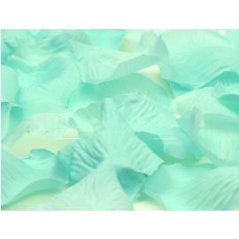 Silk Rose Petals Vase Filler Wedding Decor Table Confetti - Tiffany Blue 100 pcs