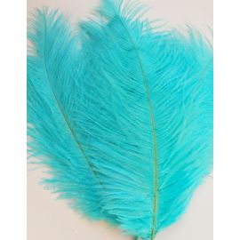 Tiffany Blue/Aqua Ostrich Feathers 6-8 inch 12 Pieces