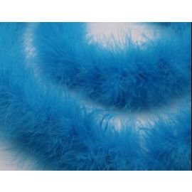 Turquoise Marabou Fluffy Boa 6 feet 25G
