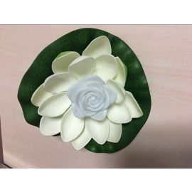LED Floating Lotus Lily Pad Light White Color changing lights