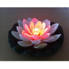 LED Floating Water Lily Lotus  Light -White